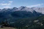 Looking down into Texas Creek valley