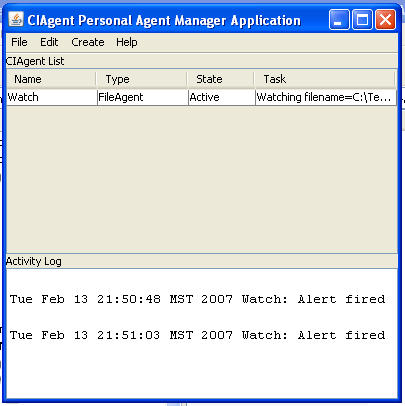 FileAgent - Watching a File