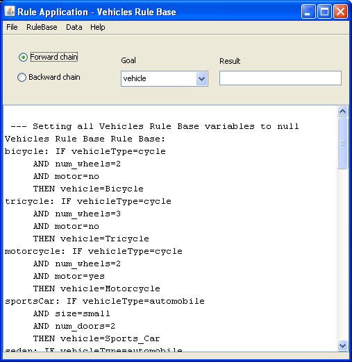 Rule Base Application